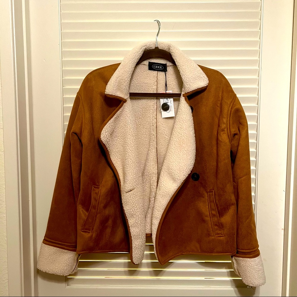 Double Breasted Teddy Coat